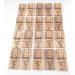 Piges  souris souricire - tapette  souris en bois et rutilisable - x20