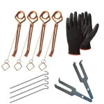 Piges a taupes putange x4 campagnols rats taupier. anti taupe. accessoires contre les rongeurs et nuisibles ...