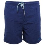 Pierre cardin short de bain uni virgile bleu marine homme