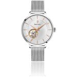 Pierre lannier montre femme automatique  coeur ouvert 306f628 mouv. auto botier 37 mm verre minral ...