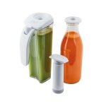 Pika kit de conservation sous vide pour jus de fruits et lgumes : carafe sous vide 1l + pompe + couvercle ...