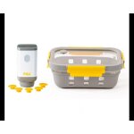 Pika - pompe sous vide lectrique + bote alimentaire verre 1080ml appareil de mise sous vide alimentaire ...