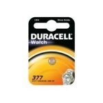 Pile - bouton duracell type - r�f. 377 (1 unit� sou?
