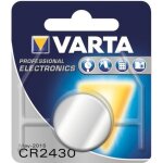 Pile bouton lithium cr2430 3v varta