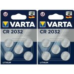 Pile cr2032 varta lot de 10 piles lithium 3v cr 2032 3. 0 volts pile plate bouton date de premption ...