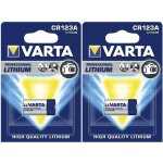 Pile lithium 3v cr123a varta ( x2 )