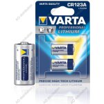 Piles lithium cr123a 3v varta x2