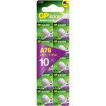 Piles lr44 bouton - ag13 - lot de 10 gp extra batteries alcalines lr 44 a76 - longue dur�e et haute performanc ...