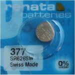 Pile montre sr626sw 377 renata oxyde dargent 155v ag4 sr66 lr66 sr626
