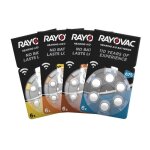 Piles pour prothses auditives - zinc - air 10 (pr70) - 6 pices - jaune
