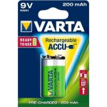 Pile rechargeable 9v block - 6hr61 (56722) - 2000 mah varta