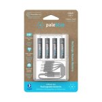 Piles - paleblue - rechargeables usb - c aaa hr03 lr03 - 900 mwh - 600 mah - 1000 cycles
