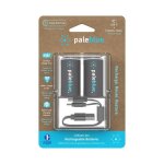 Piles rechargeables usb - c paleblue c lr14 hr14