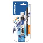 Pilot - roller effacable + recharges - frixion ball clicker noir + 1 etui de 3 recharges noir - pointe ...
