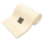 Pimko couverture 100 % bambou plaid pour b�b� tricot�e pour gar�ons et filles doudou super doux et confortable ...