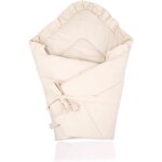 Pimko nid dange bebe avec volants couverture croissant pour bb - rversible enveloppante bb en 100% ...
