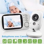 Pimpimsky bb moniteur 3. 2 lcd couleur babyphone vido ecoute bb video camera surveillance 2. 4 ghz ...