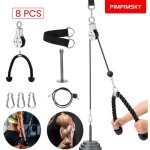 Pimpimsky fitness poulie système de câble diy chargement broche de levage triceps machine corde Pimpimsky fitness poulie système de câble diy chargement broche de levage triceps machine corde