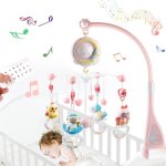 Pimpimsky mobile musical pour lit bb tlcommand projection de lumires musiques et sons ds la naissance ...