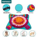 Pimpimsky tapis de chien snuffle mat tapis de fouille chien jeux chien e stress release pad puppy cat ...