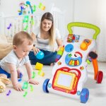 Pimpimsky trotteur bb fille 3 en 1 - jouet de chariot  musique trotteur pour bb garon de 6 7 8 ...