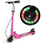 Pimpimsky trottinette enfant 2 roues hauteur rglable systme de freinage double (max 70kg adultes / ...