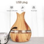 Diffuseur dar�mes - pin - h131099 - 300 ml - 7 couleurs led - humidificateur dair