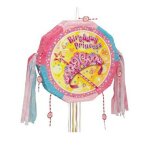 Piata  tirer anniversaire magie princesse rose fuchsia