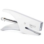 Pince agrafeuse - rapesco - sp - 64 - 12 feuilles - chrome / blanc - ergonomique