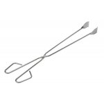 Accessoire de barbecue - sauvic - pinces pour barbecue - inox - 55 cm - gris