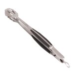 Pince bbq inox le marquier signature agr112 argent et noir