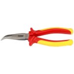 Pince � becs 1 / 2 ronds longs coudes 200 mm stanley - 0 - 84 - 008 - isol�e 1000v