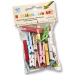 Pinces en bois 3 tailles assorties 48 pi�ces