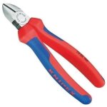 Pince coupante - c�t� - 160 mm - knipex - acier vanadium - gaine bicolore