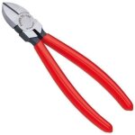 Pince coupante de c�t� - knipex - 160 mm - acier - rouge