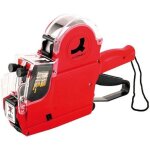 Pince �tiqueteuse - q - connect - 936089 - 2 lignes - 10 caract�res - rouge