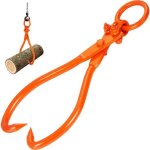 Pince forestire pour troncs - vevor - pinces de dbardage de bches 18 pouces 2 griffes de levage de ...