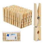 Pinces  linge en bois lot de 200 pingle  lessive bricolage pincettes pour schage ressort en mtal ...