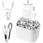 Pinces  linge ensemble de 24 - pour aliments et photos - clips pour sacs et vtements