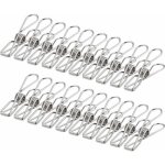 Pinces à linge inox 100 pièces 60mm pinces incassables inusable ne rouille pas pinces(6 cm) Pinces à linge inox 100 pièces 60mm pinces incassables inusable ne rouille pas pinces(6 cm)