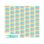 Pinces � linge en plastique 7 cm en 4 coloris - x200