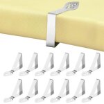 Pinces de nappe - non spécifié - ensemble de 12 - métal argent - 75x45 cm - pour fête et pique - nique ... Pinces de nappe - non spécifié - ensemble de 12 - métal argent - 75x45 cm - pour fête et pique - nique ...