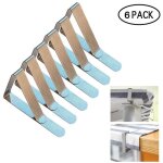 Pince de nappe en inox 6 pices