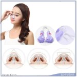 Pince nez - v geby - redresseur lifting - silicone transparent - confortable - rose
