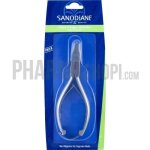 Pince  ongles incarns - sanodiane - haute prcision - bec fin et plat - confort dutilisation