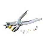 Pince � rivets - marque - 3 fonctions - gris - cuirs m�tal - 21 cm