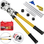Pince  sertir - vevor - tuyau 16 - 32mm - acier - force de compression 40 kn - type a sertir