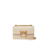 Pinko sac rabat love one mini dc vitello seta beige a0f1c50q beige - grigio fumo - antique gold (c50q) ...