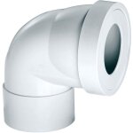 Pipe wc courte coude femelle - wirquin - 100 mm - plastique - synthtique