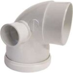 Pipe vacuation wc courte mle 90 degr piquage droite 40 mm